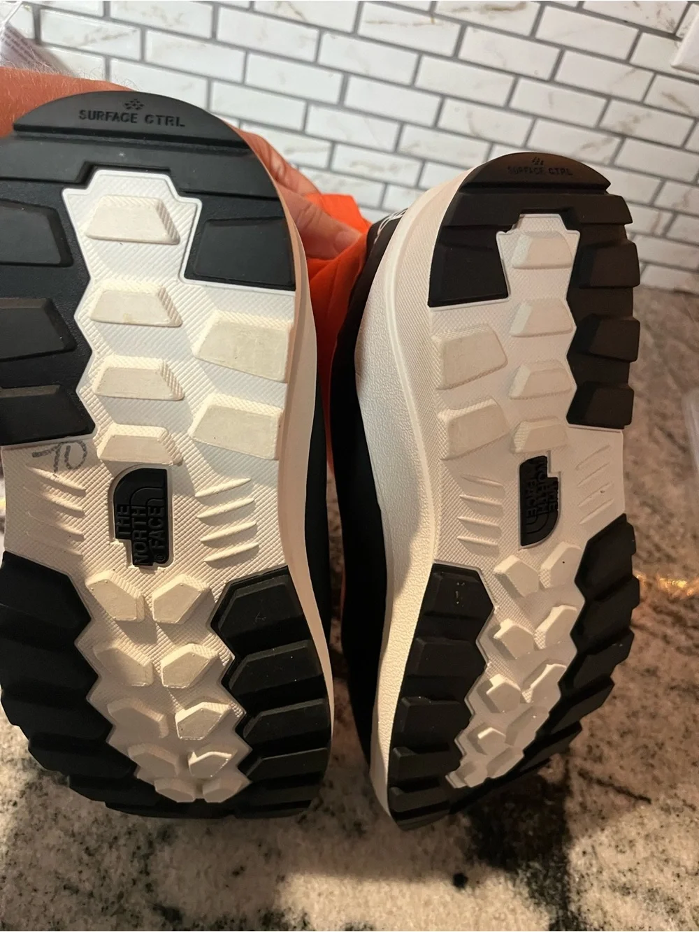 The North Face Winter Boots Women Orange Nuptse II Bootie 700 Dryvent Size 8